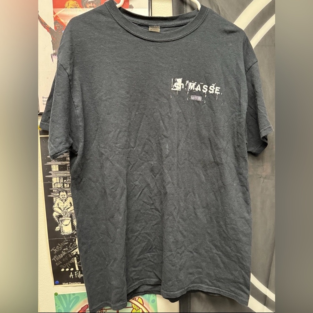 en | MASSE - Bullet Logo Large Shirt on Gildan Metalcore Post-Hardcore Emo